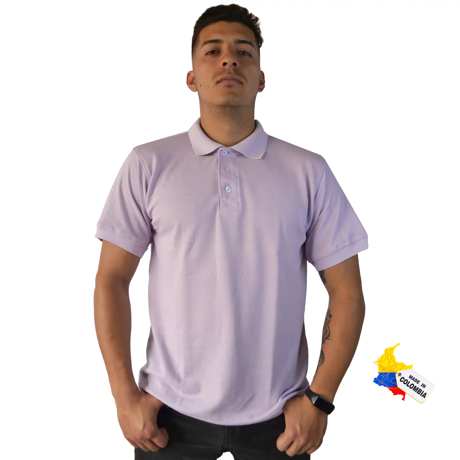 Camisa tipo polo 100% algodón. 